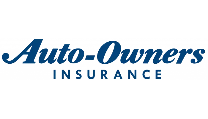 Auto-Owners Insurance logo in blue text on a white background