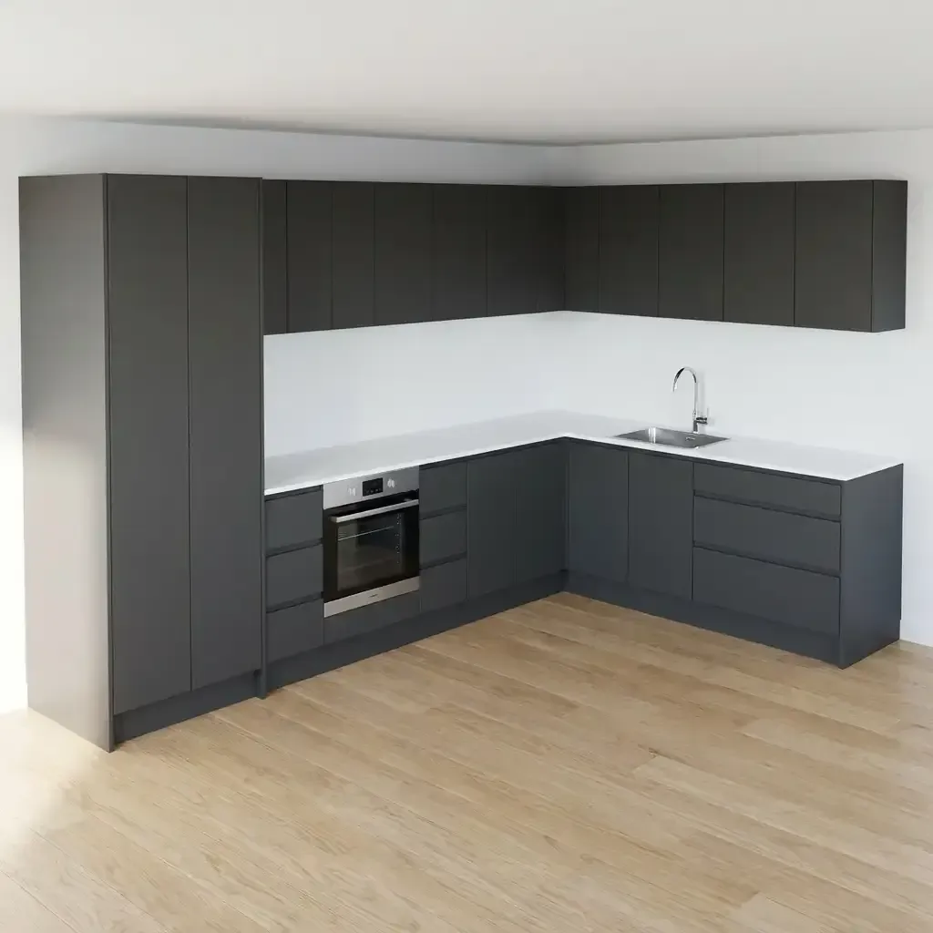L-Shaped Kitchen Template from Smart Cut Cabinetry Supplies