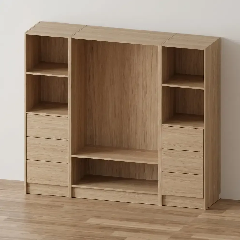 Straight Wardrobe Template from Smart Cut Cabinetry Supplies