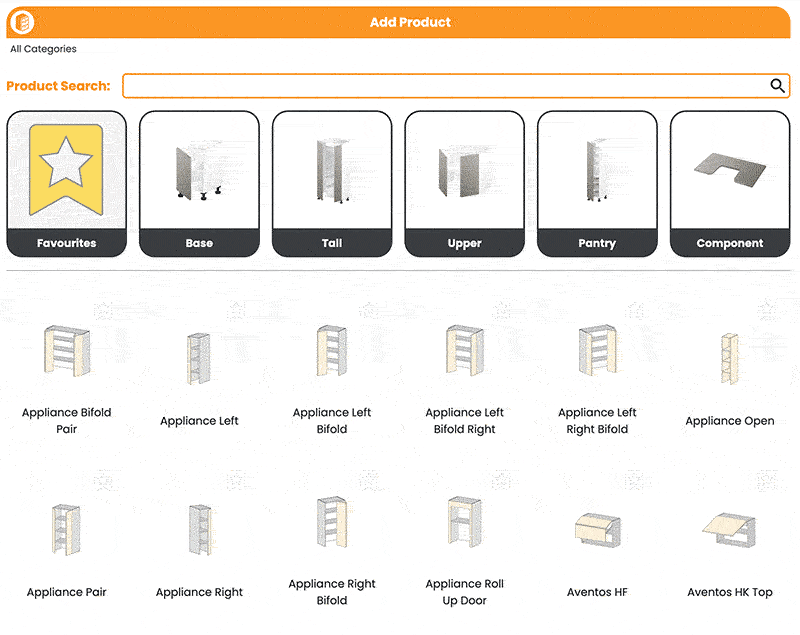 Huge Library of pre-configured cabinets and doors | Smart Cut