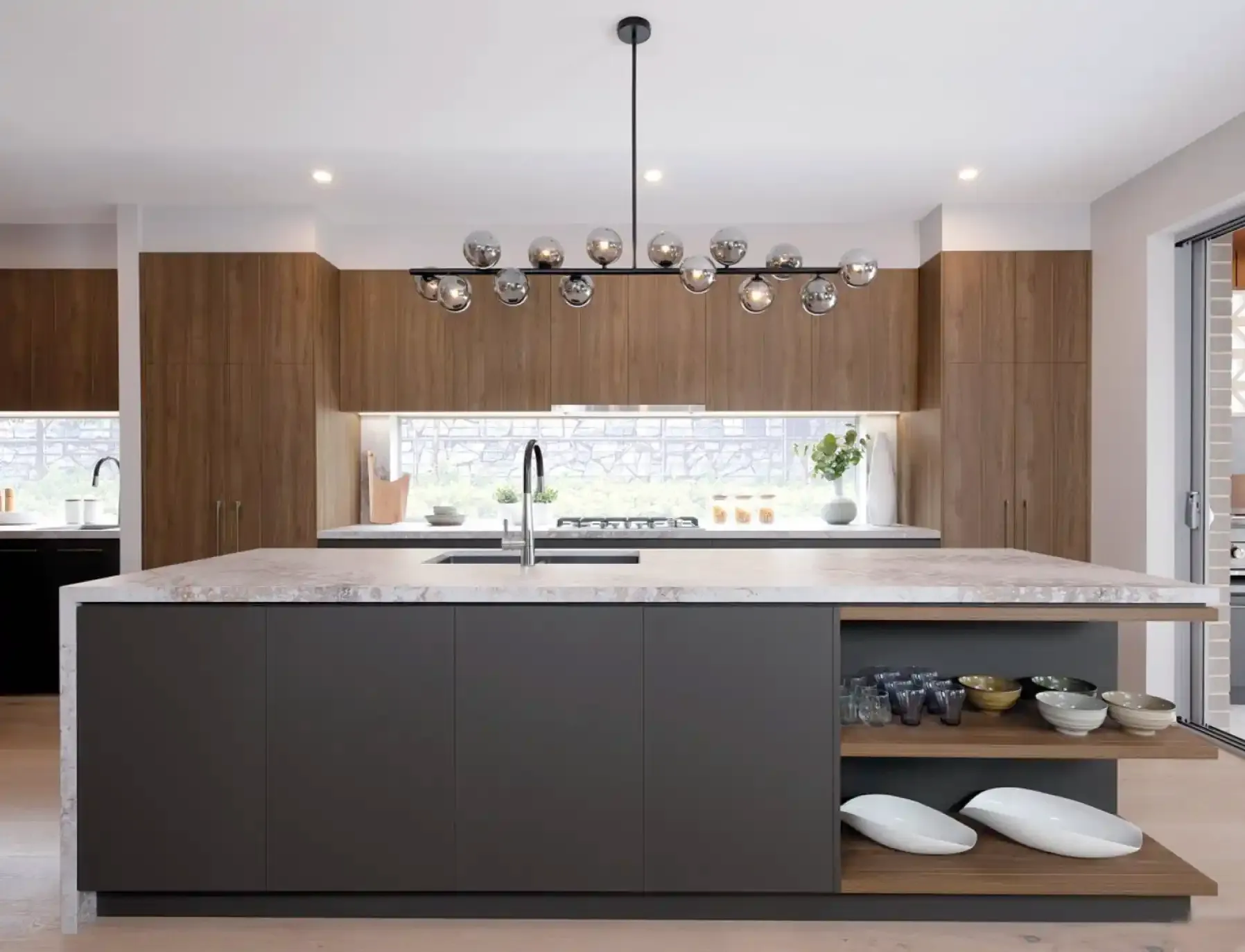 Smart Range 'Cinder' cabinet doors and panels from Smart Cut