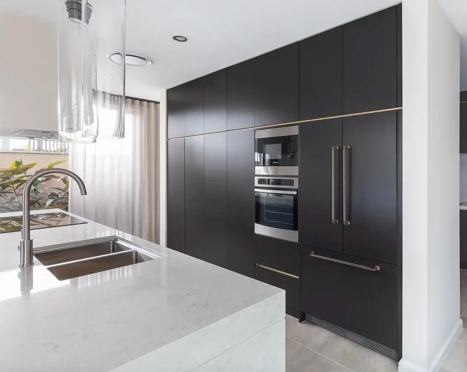 Smart Range 'Cinder' cabinet doors and panels from Smart Cut