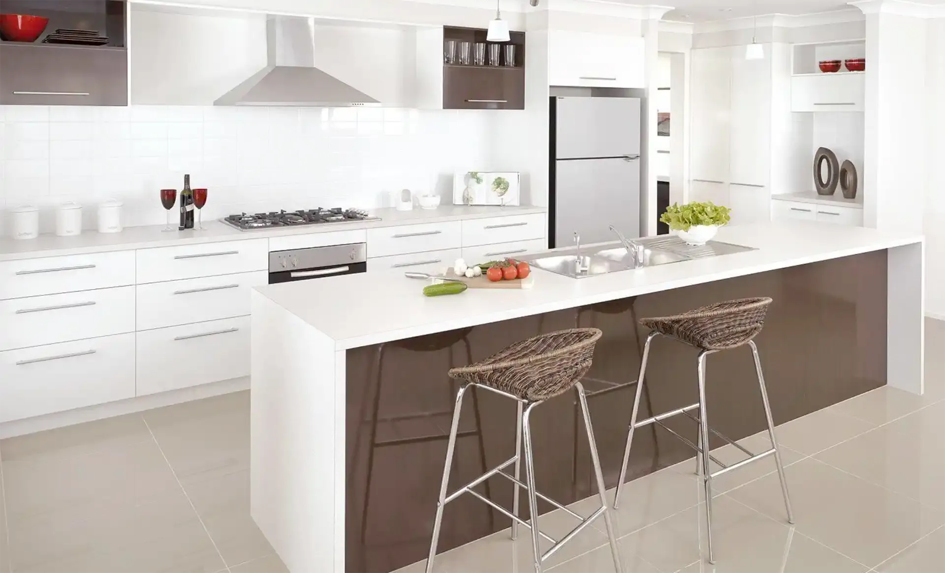Smart Range 'Classic White' cabinet doors and panels from Smart Cut