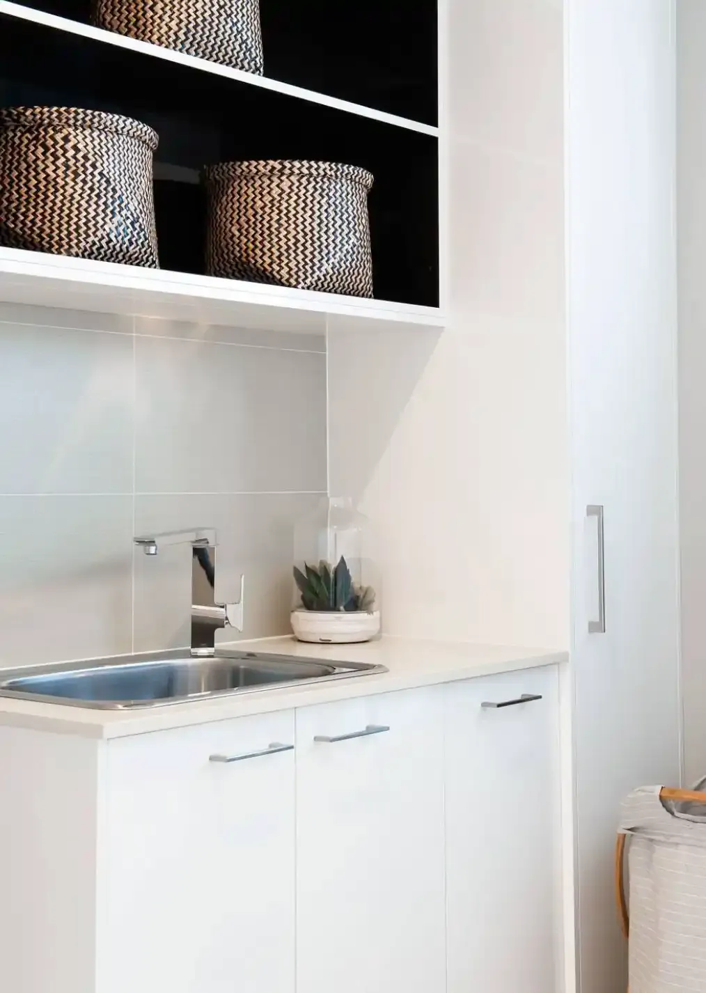 Smart Range 'Classic White' cabinet doors and panels from Smart Cut