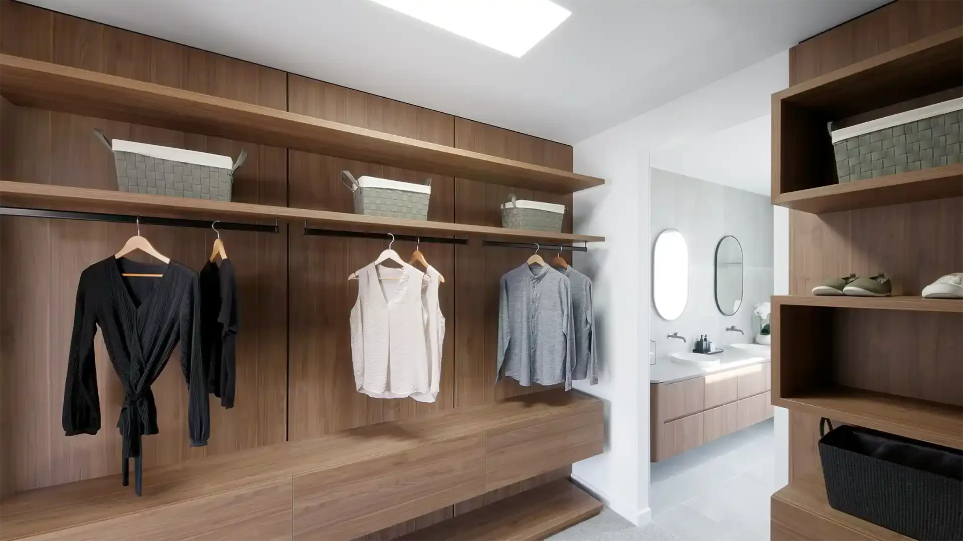 Smart Range 'Nataio Walnut' cabinet doors and panels from Smart Cut