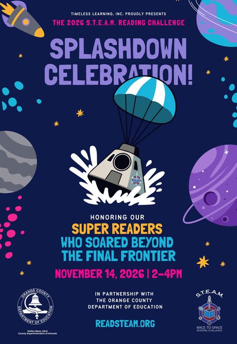 Splashdown Celebration poster.