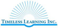 Timeless Learning, Inc. logo. Linked to About.