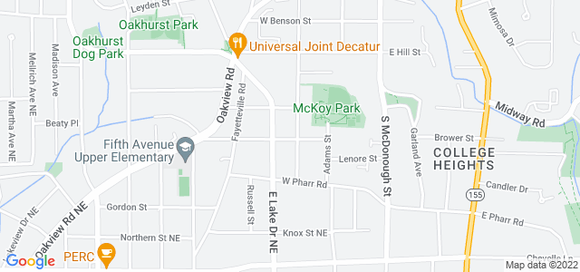 Map of business location