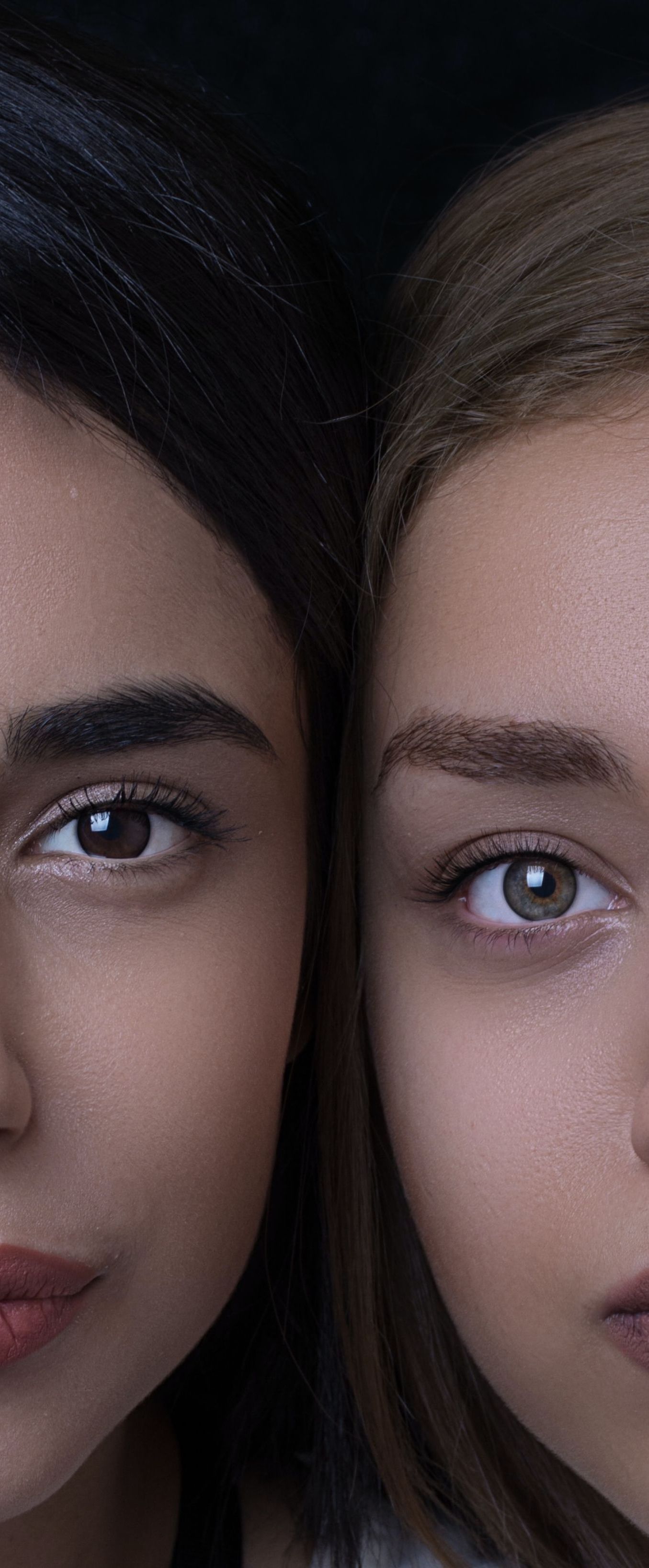 eyes of 2 women