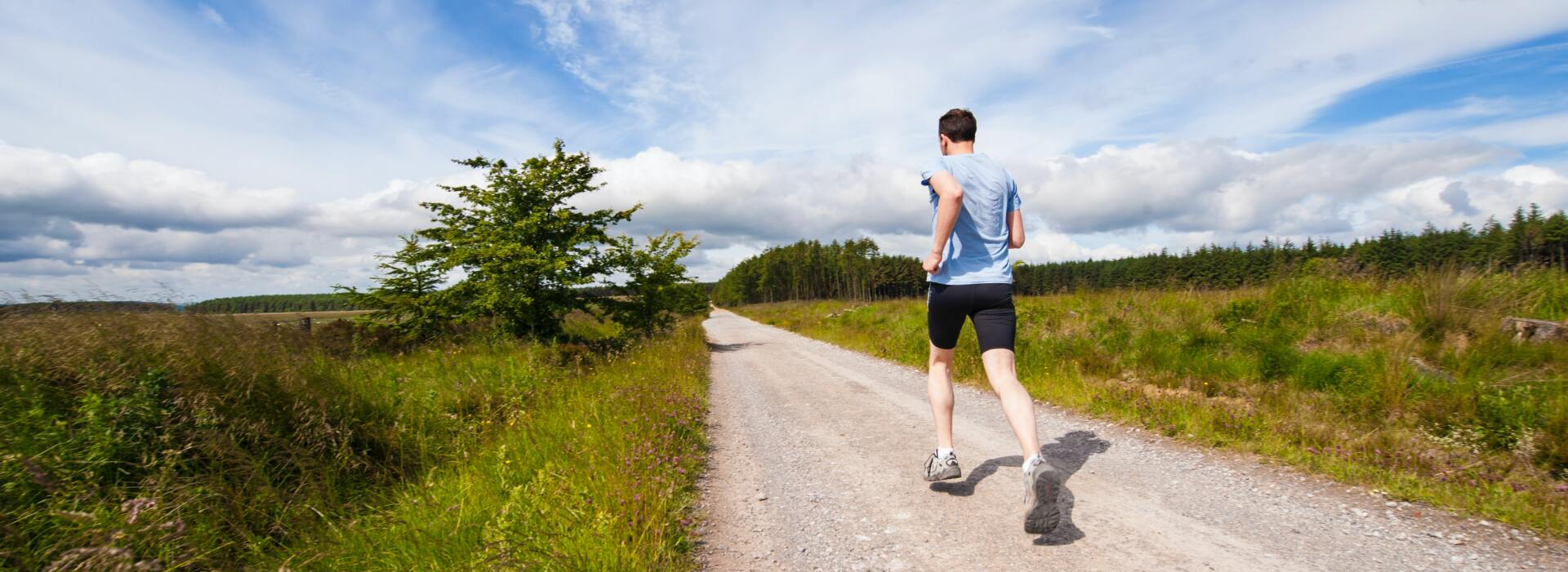 man running