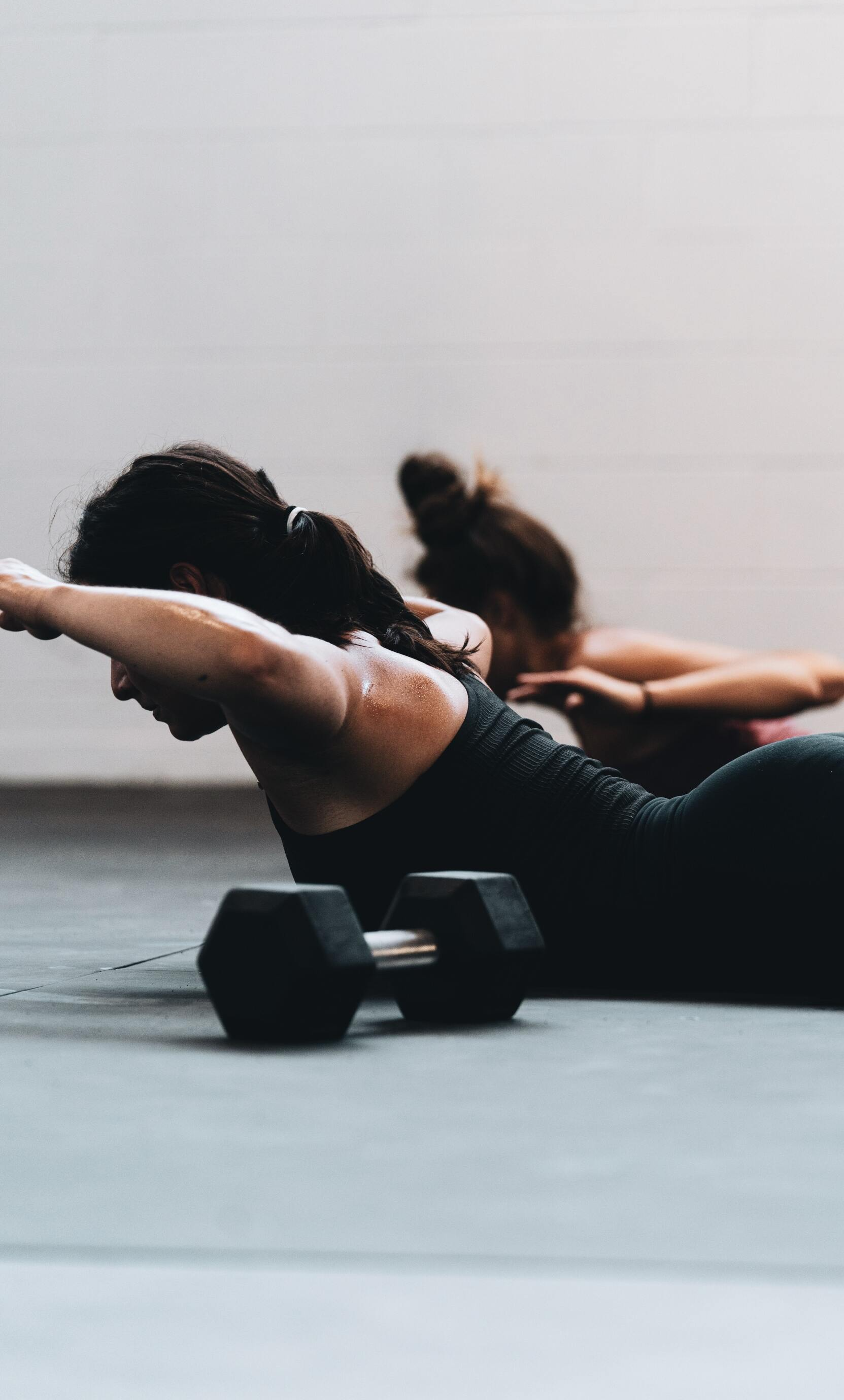 women exercising