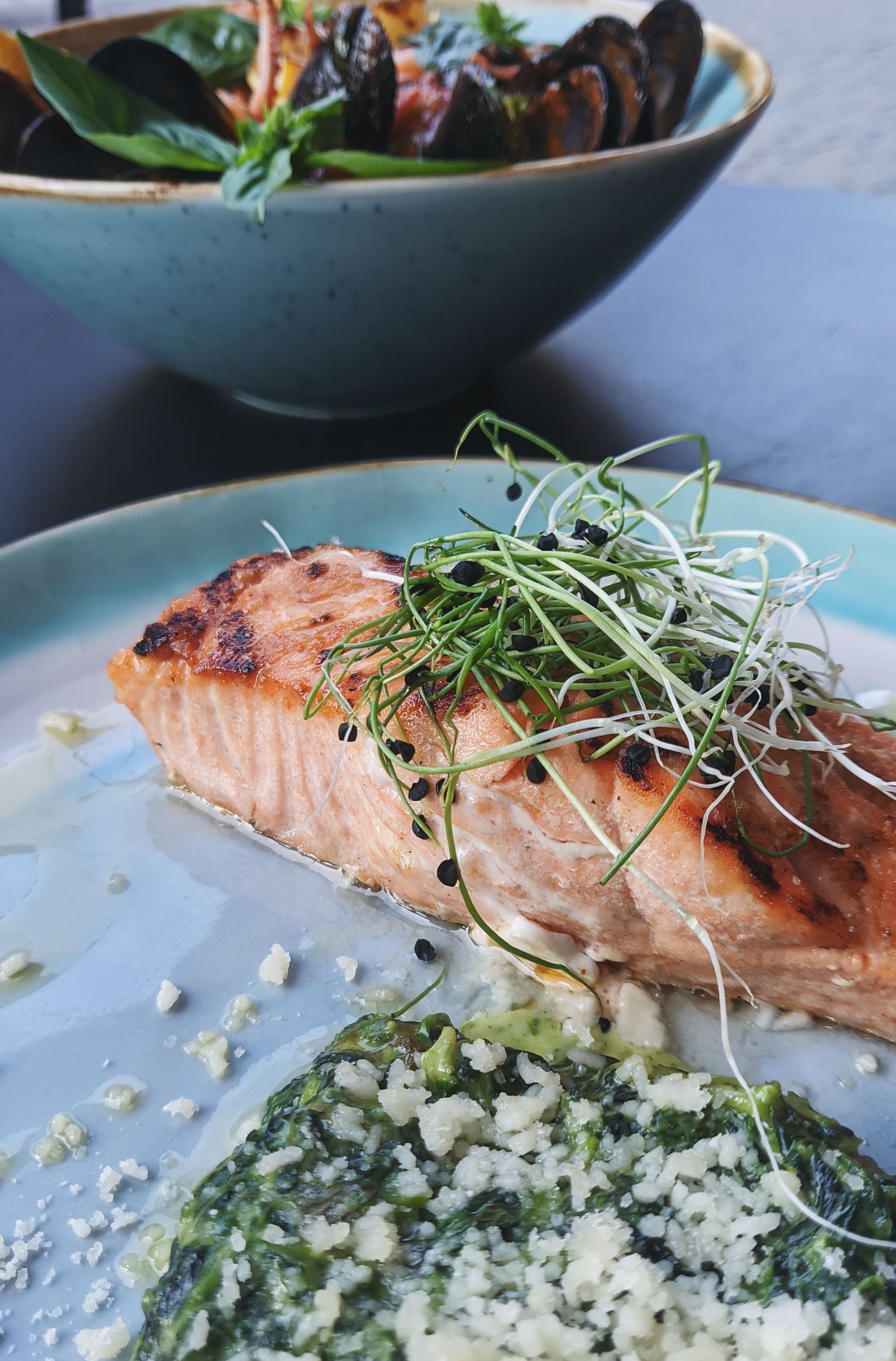 cooked salmon