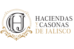 A logo for hacienda y casonas de jalisco