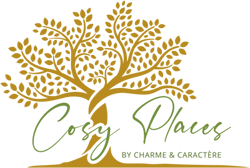 Un logotipo para espacios acogedores de Charme & Charactere