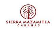 El logo de Sierra Mazamizla Cabana es un árbol en un círculo.