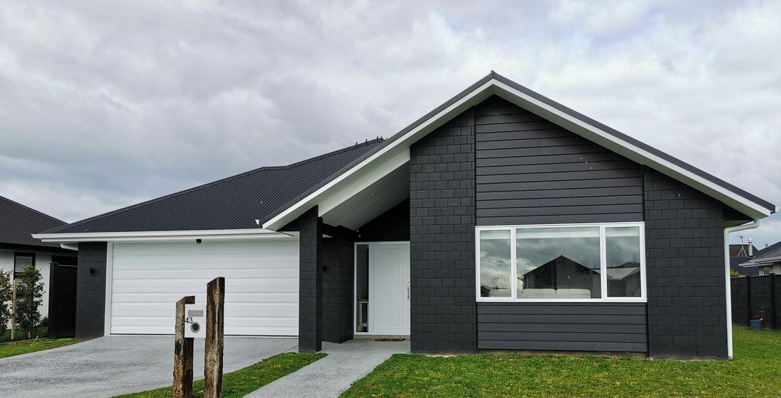 Contemporary NMS Homes exterior in the Waikato