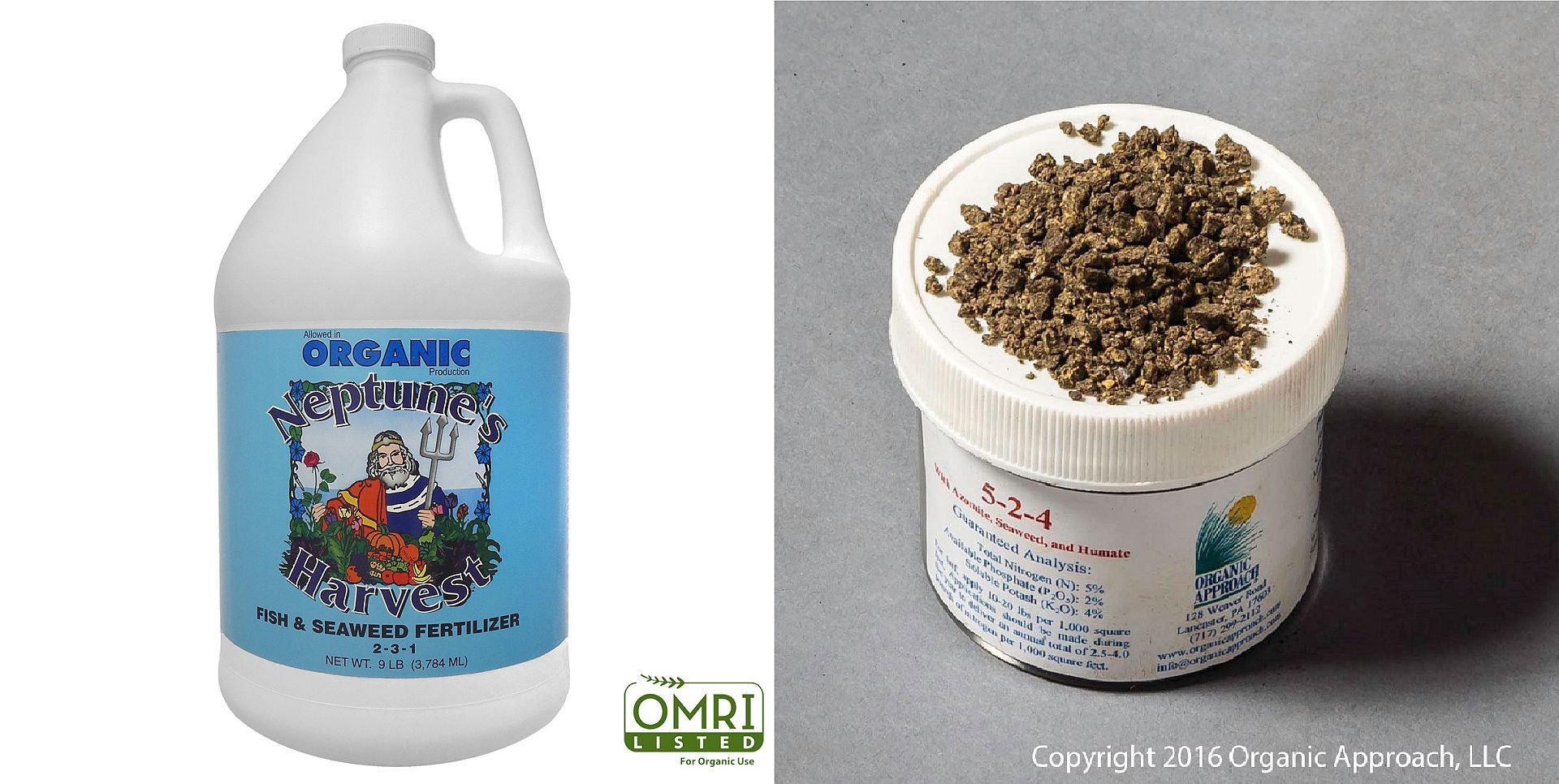 Neptune's Harvest Organic Approach Fertilizers