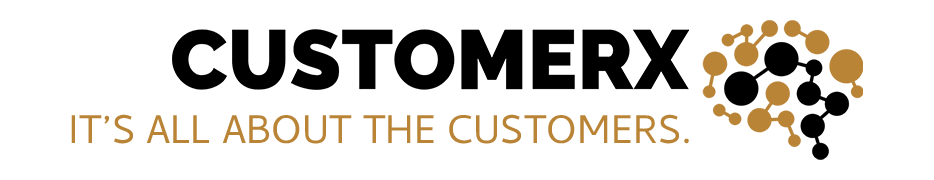 CustomerX logo with text