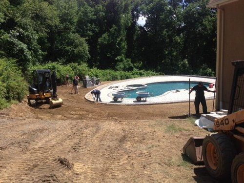 Grading and Patio Prep