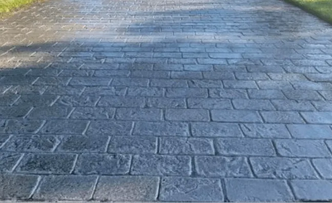 Stone-Style Concrete Driveways | Imprinted concrete driveway Essex