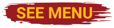 Red brushstroke button with white text: “SEE OUR MENU”