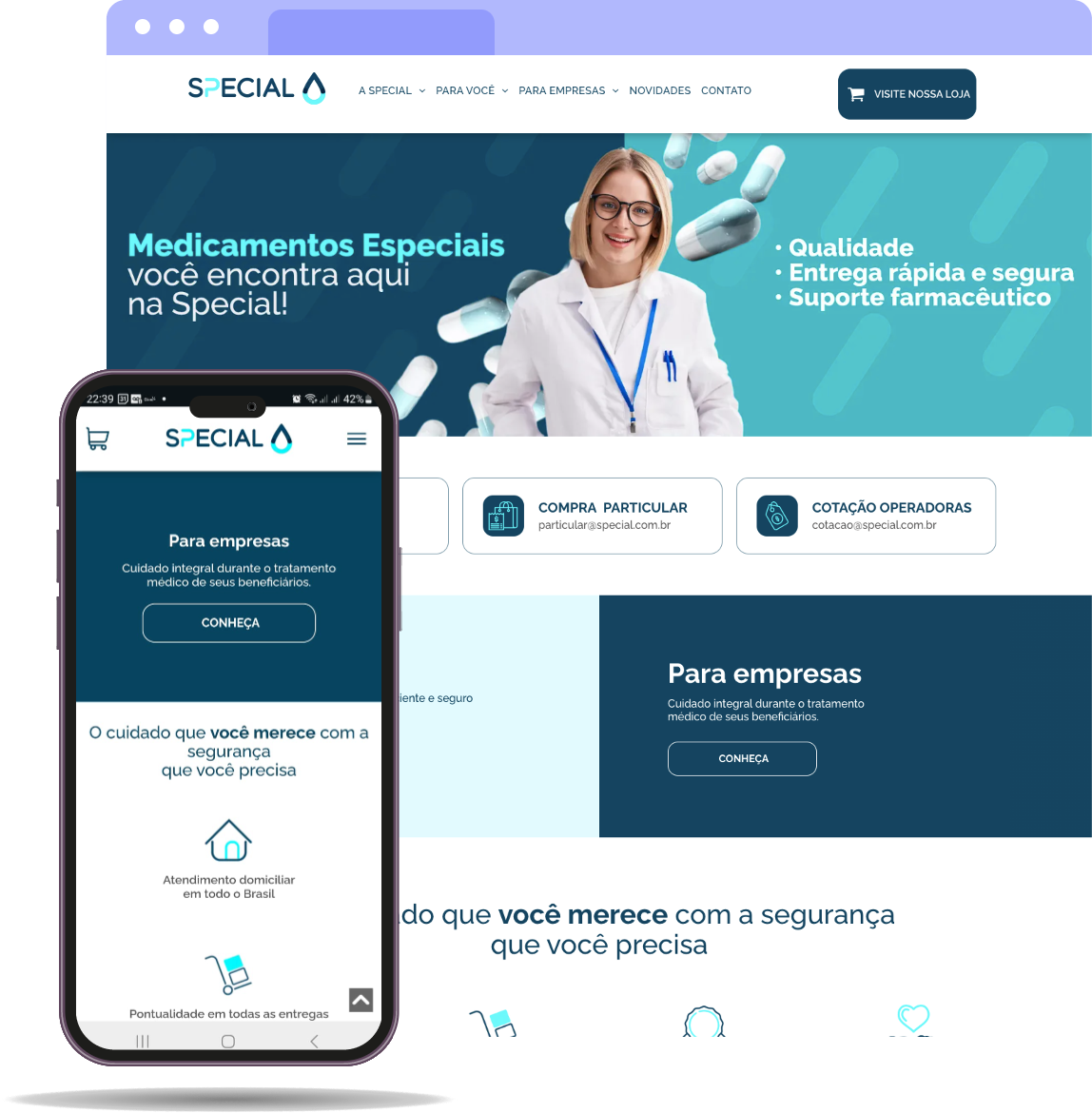 Landing pages
