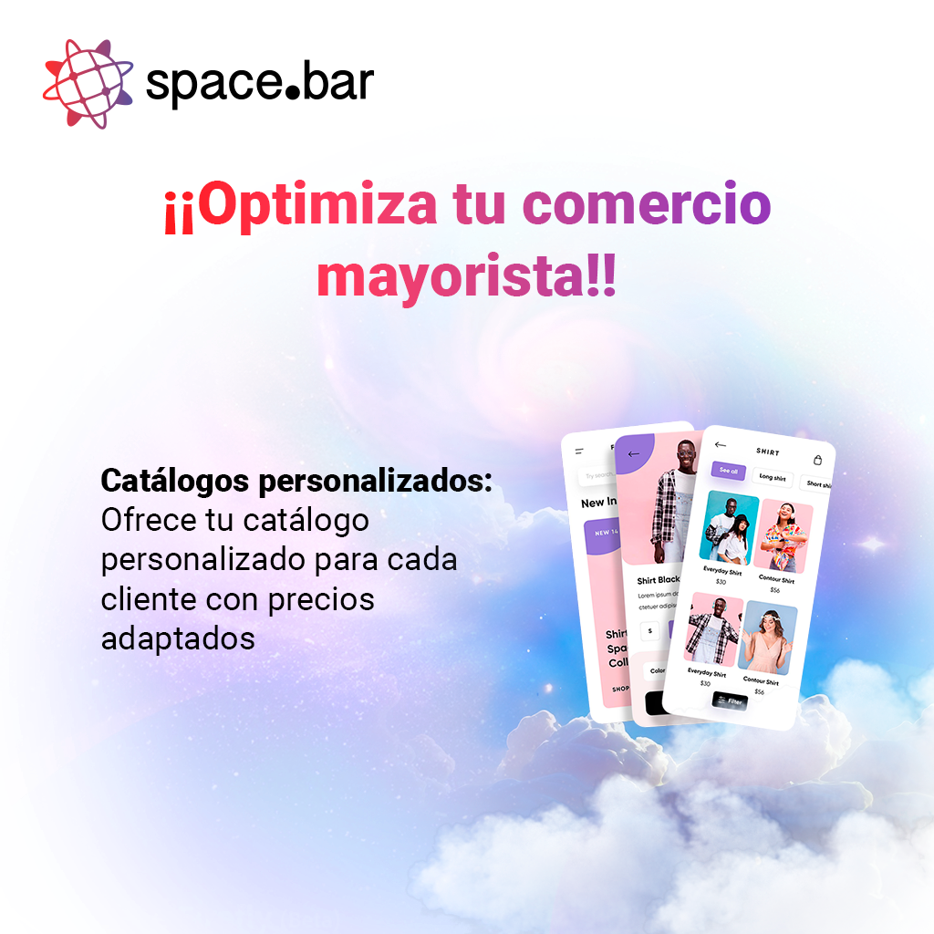 Un anuncio de una empresa llamada barra espaciadora