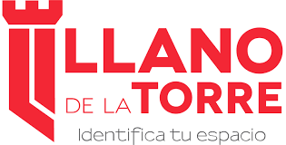 Un logo rojo y blanco para llano de la torre