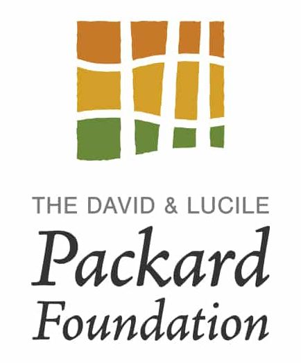 Logo of the David & Lucile Packard Foundation: a stylized grid in orange, yellow, and green above the foundation's name.