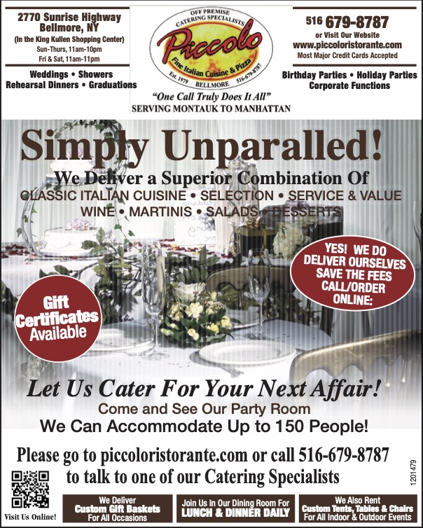 Piccolo's Ristorante Restaurant Bellmore NY Italian Restaurant