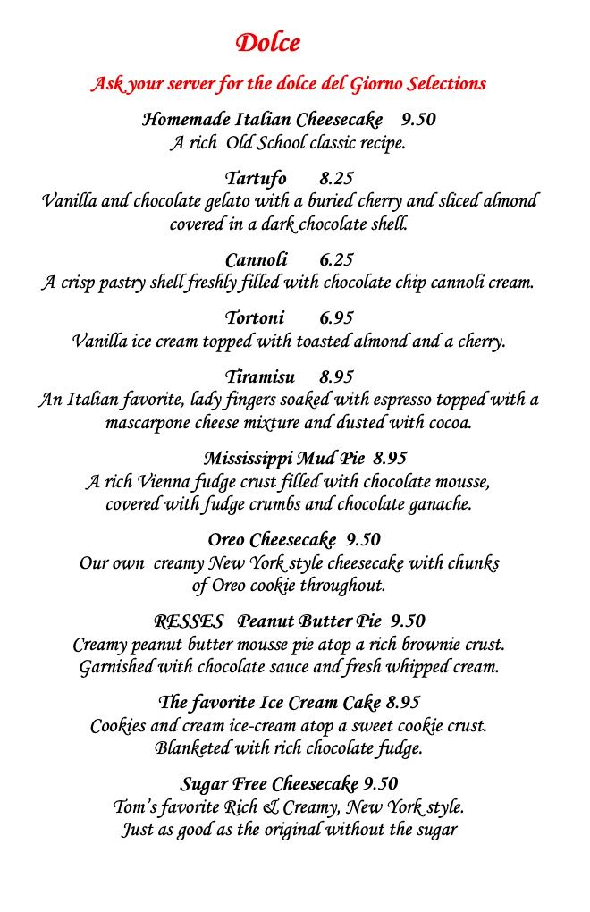 Lunch Piccolo Ristorante Bellmore, NY