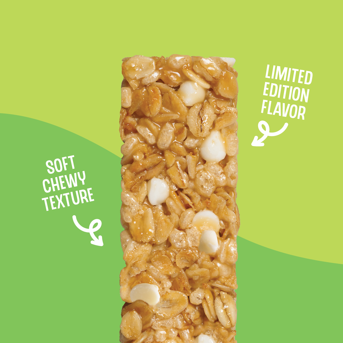 close up image of key lime pie chewy granola bar