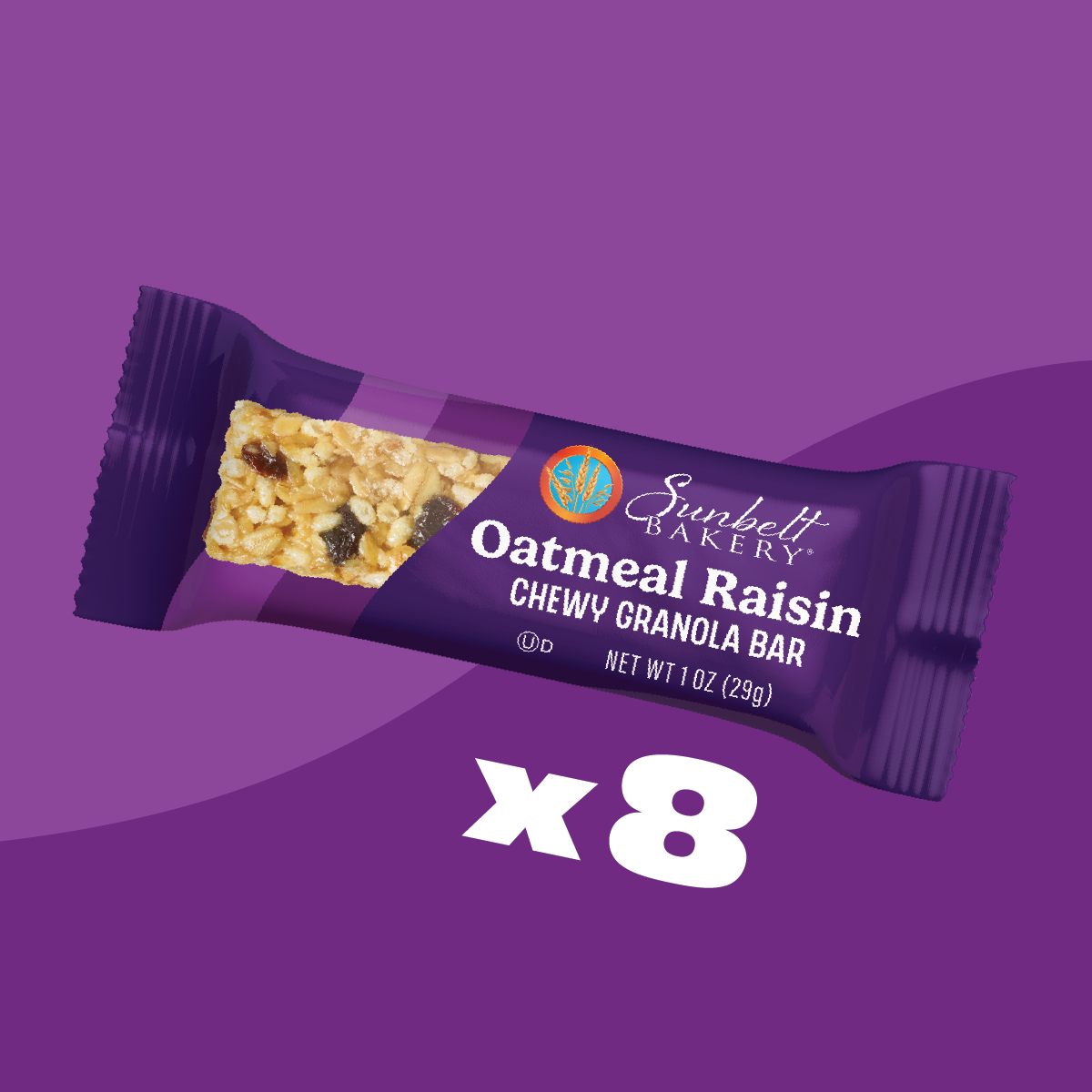 wrap of oatmeal raisin chewy granola bars