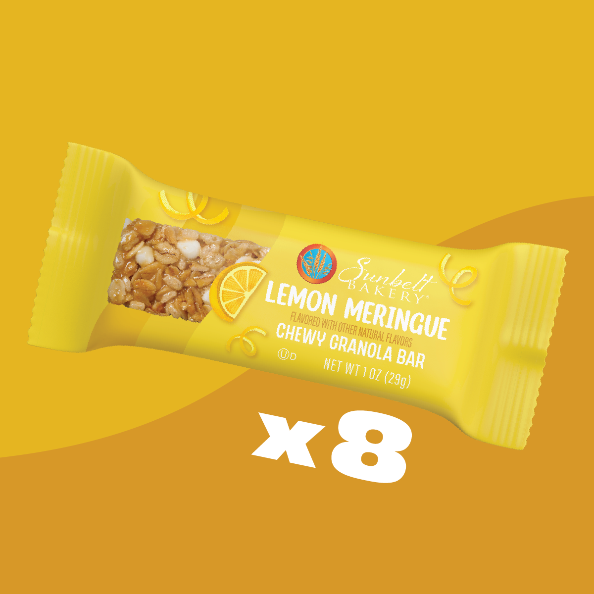 wrap of lemon meringue chewy granola bar