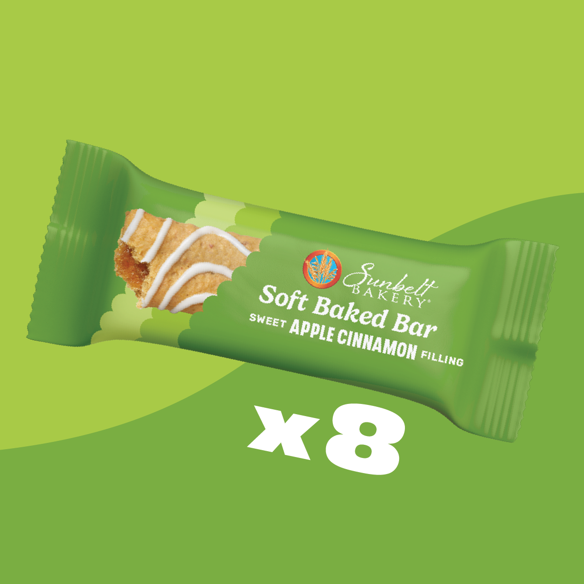 wrap of apple cinnamon soft baked bars