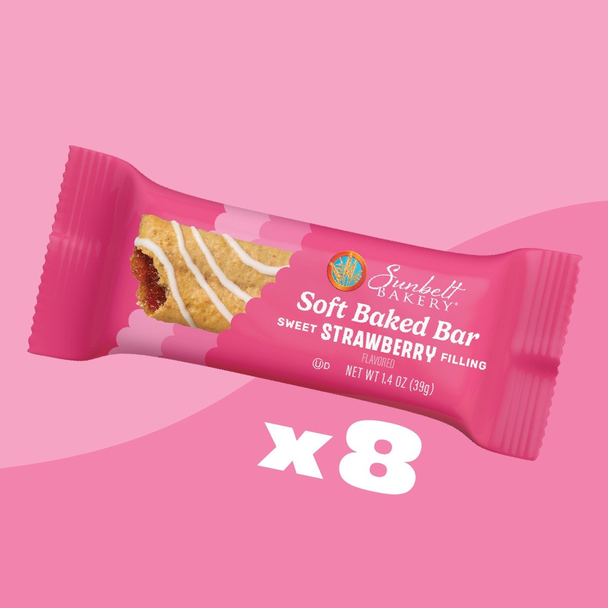 strawberry soft baked bar wrap image
