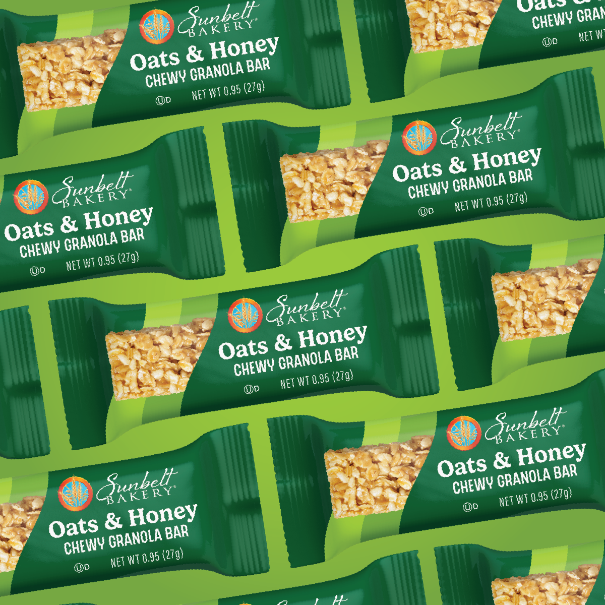 wrap images of oats and honey chewy granola bars
