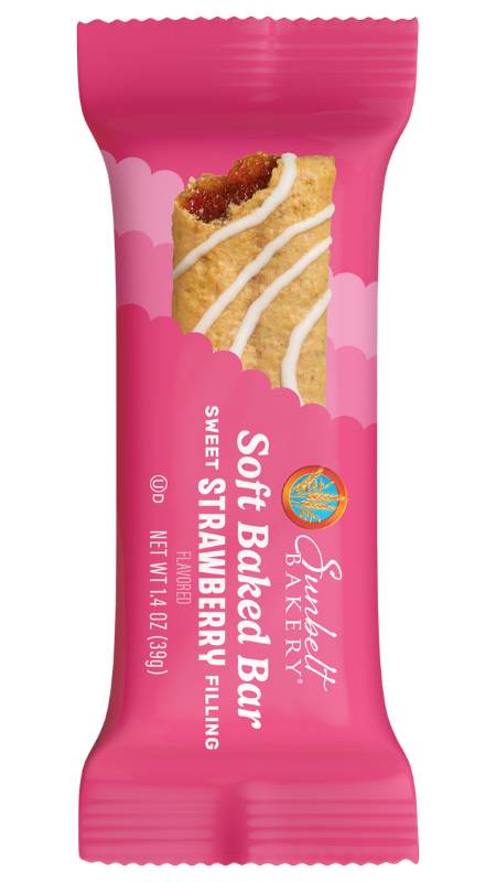 wrap of strawberry soft baked bars