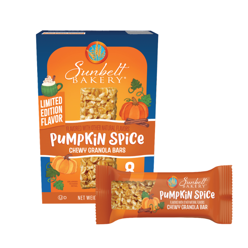 pumpkin spice carton with wrap