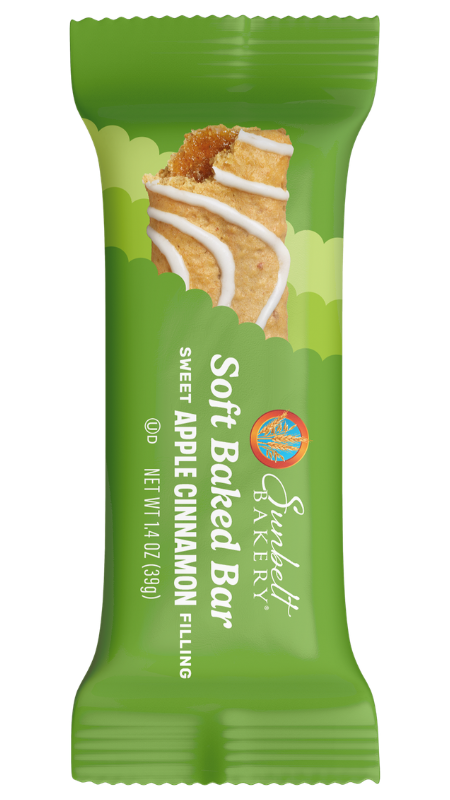 wrap of apple cinnamon soft baked bars