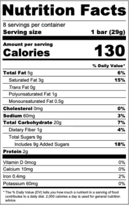coconut cream nutrition facts