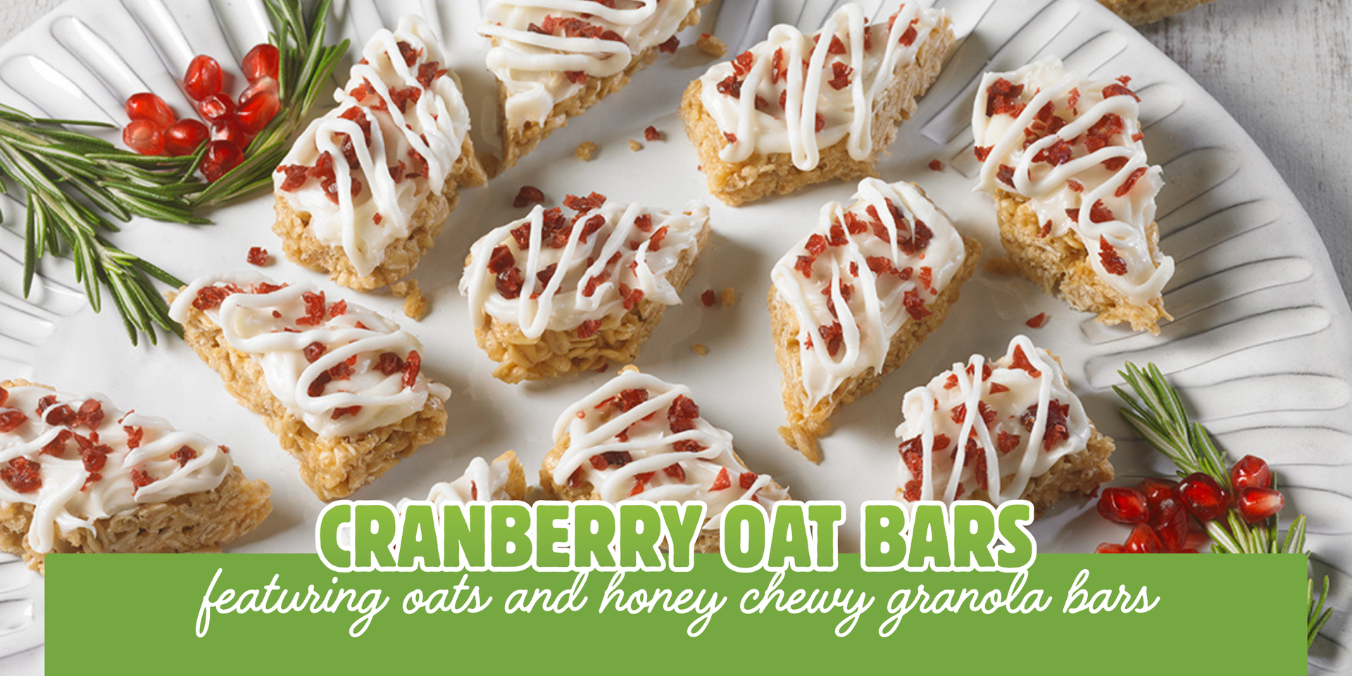 header image of cranberry oat bars recipe