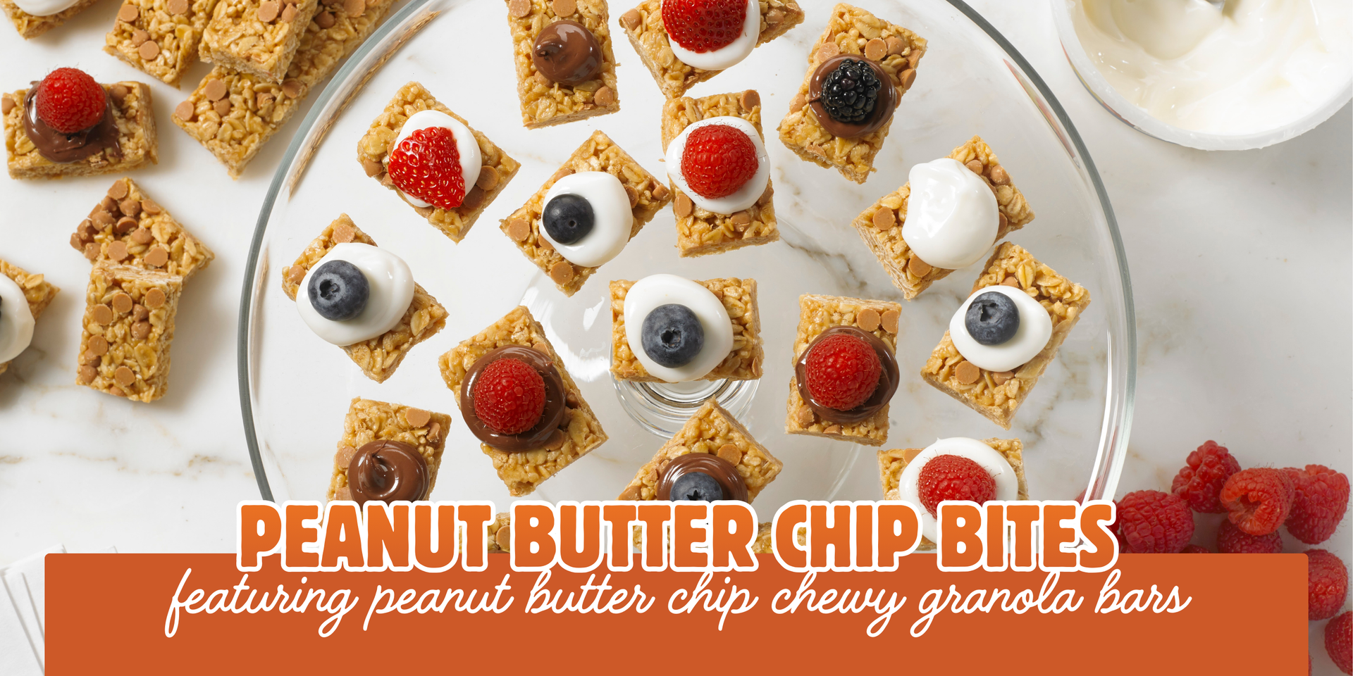 header image of peanut butter chip bites recipe