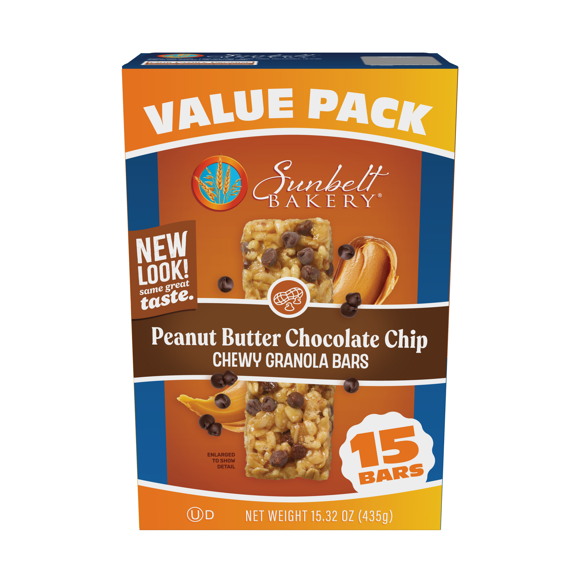carton of peanut butter chocolate chip chewy granola bars