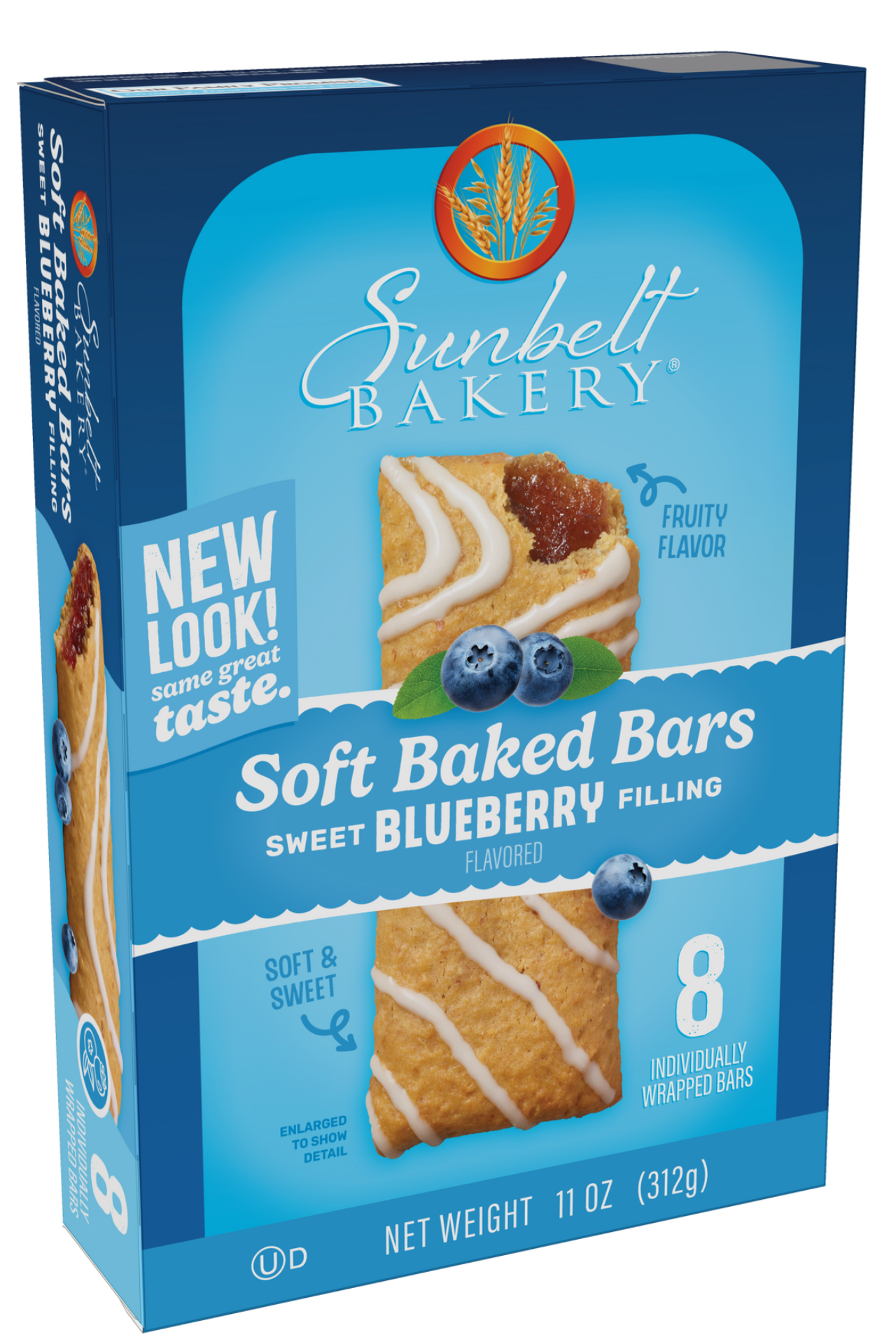 carton of blueberry soft baked bars