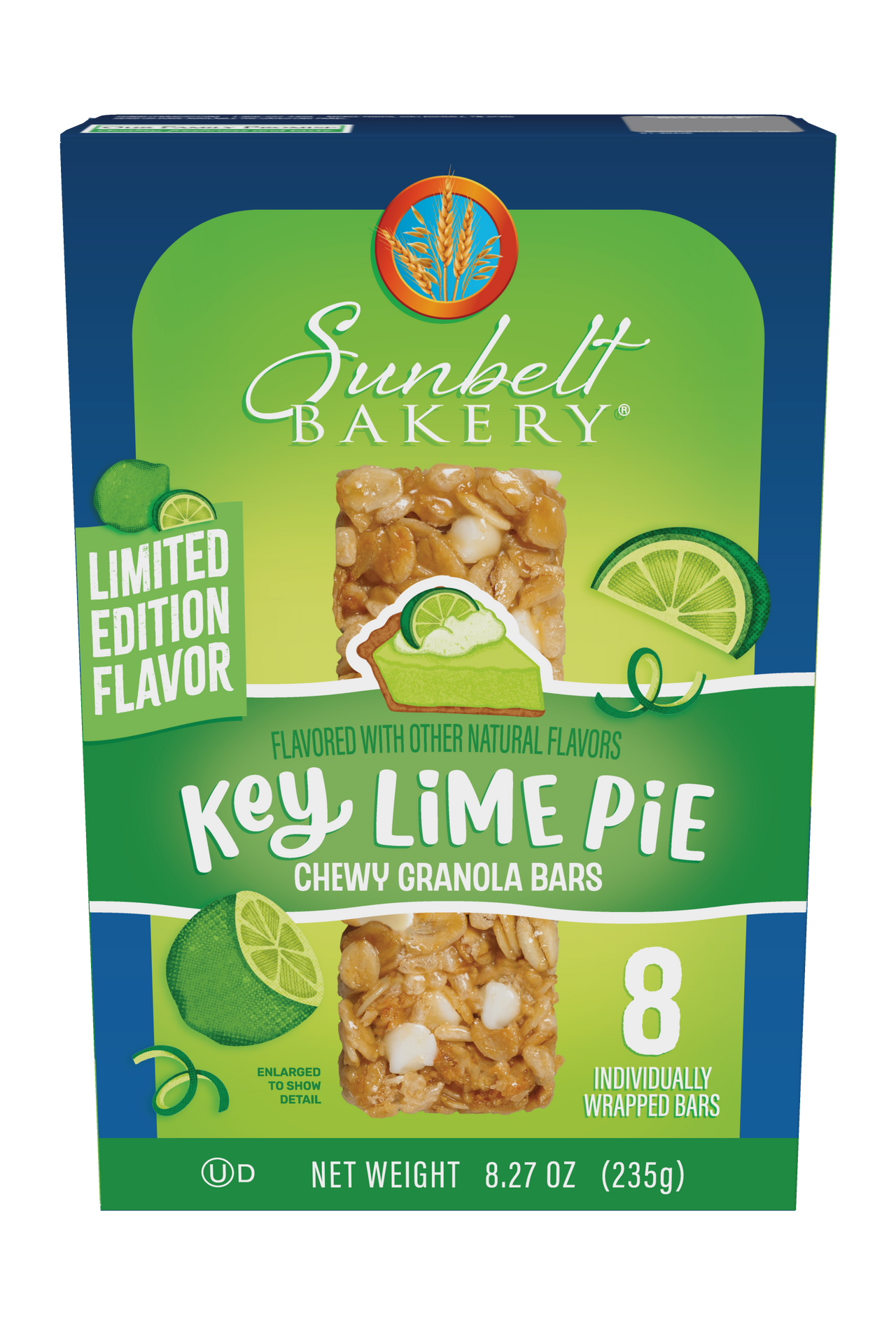 carton of key lime pie chewy granola bars
