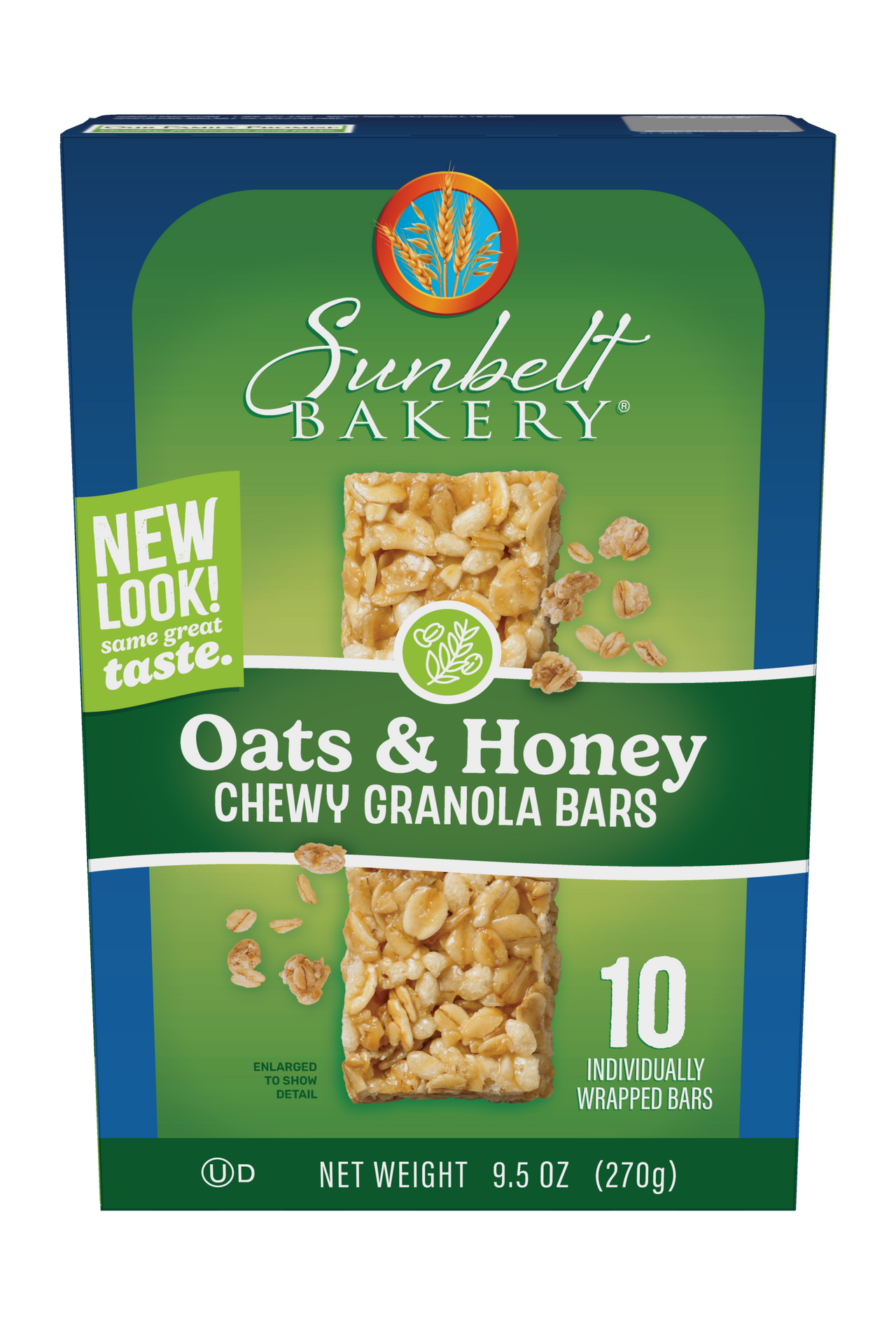 carton of oats and honey chewy granola bars