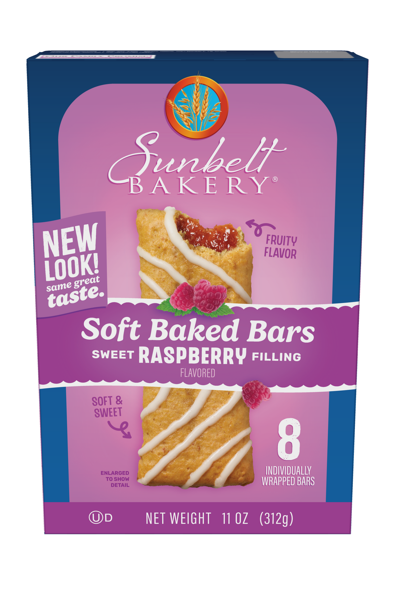 carton of raspberry soft baked bars