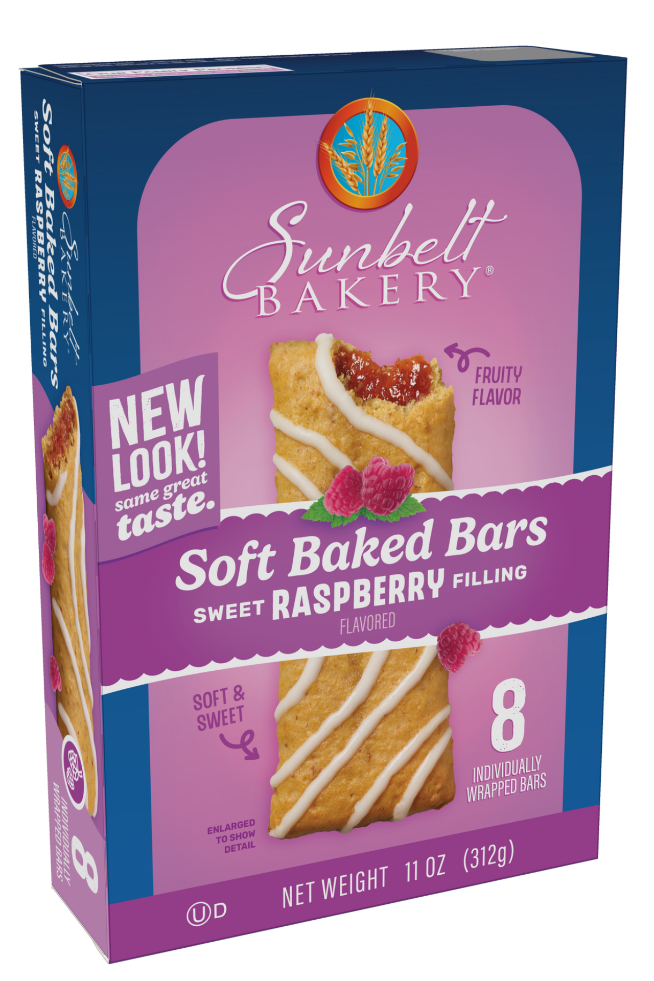 carton of raspberry soft baked bars