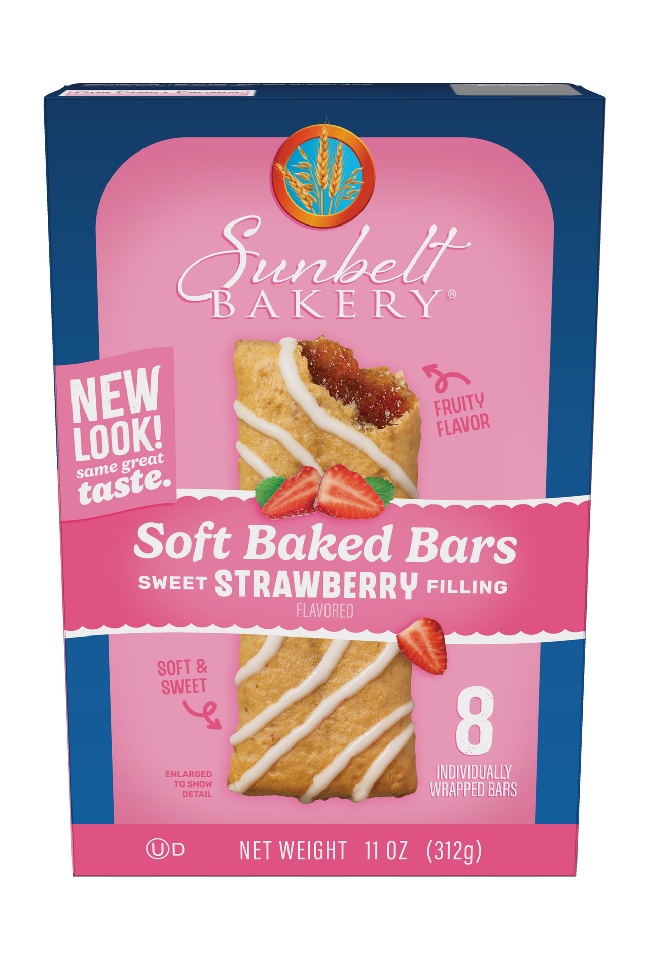 carton of strawberry soft baked bars